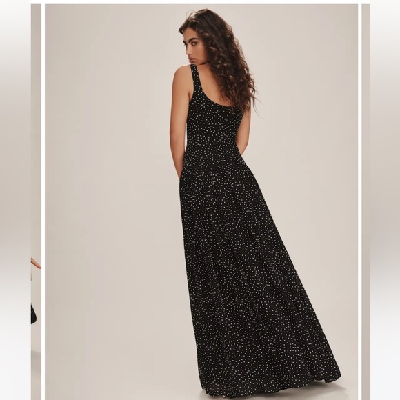 Brand new! Reformation Camella Dress Black - Size 4 - Picture 6 of 7